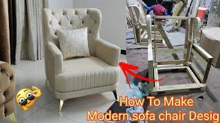 How To Make | Modern sofa chair Design making a Living Room Sofa High Back Chair | in Pakistan proce