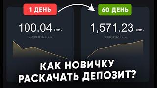 Как новичку раскачать депозит?