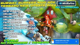 UPDATE !! Subway Surfers Mod Apk Terbaru 2024 Version 3.38.0 Unlimited Money & Unlock All Character