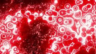 Neon Red Fractal Wave 4K Background Screensaver VJ Loop