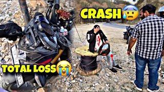 Live crash  || Total loss || Ns 200 crash || #viral #crash #foryou