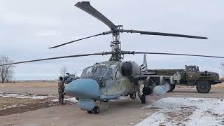 Ka-52 Helicopters of Russian Forces obliterate Ukraine Stronghold in Krasny Liman