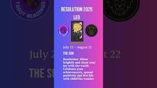 Leo New Year 2025 Resolutions Inspired by Tarot! #leo #wintermagictarot #resolution #zodiac