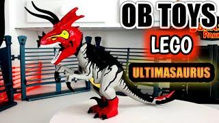 CUSTOM OB TOYS LEGO ULTIMASAURUS | LEGO T.REX | INDORAPTOR | LEGO DINOSAURS | CHAOS EFFECT DINOSAUR