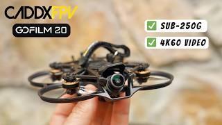 CADDX GOFILM20 is a sub-250g FPV drone with Walksnail Moonlight 4k60fps!