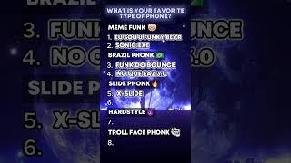 What is your Favorite Type of Phonk?