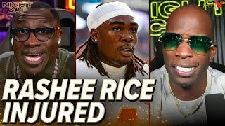 Unc, Ocho & Coach Prime react to Kansas City Chiefs WR Rashee Rice possible ACL tear | Nightcap