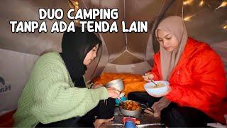 AJAKIN BESTIE CAMPING PADAHAL GA SUKA MAIN DI ALAM  || DUO CAMPING LAPANGAN MONGKRANG #SMVLOG42