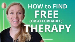 How to Find a Therapist That You Can Afford