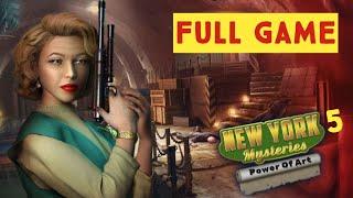 New York Mysteries 5 Power of Art FULL Game Walkthrough (FIVE BN)