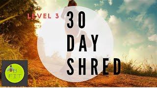 30 Day Shred Level 3