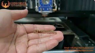 [Godworker] 3030 silver gold Jewelry fiber laser cutting machine, necklace laser cutting machine