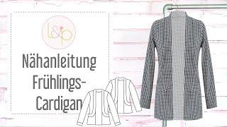 Nähanleitung Frühlings-Cardigan- einen Cardigan mit Taschen nähen