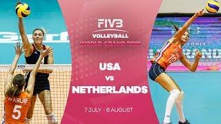 USA v Netherlands highlights - FIVB World Grand Prix