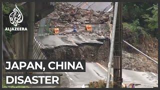 China, Japan hit by devastating floods, mudslides