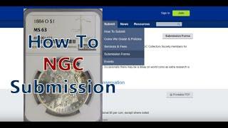 NGC Using Online Submission Service How To Submit Coins Step By Step Guide