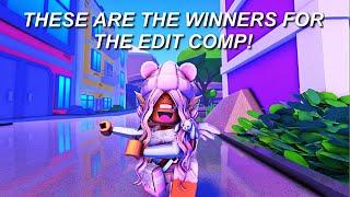 THE WINNERS FOR MY EDIT COMP! #Piinkblinks20kEditComp