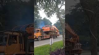 TRUK Gendong Ekskavator #video #shortvideo #truck