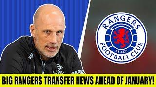 BIG Rangers Transfer News Ahead Of January As TWO Deals To Be Agreed After Insider Reveal!