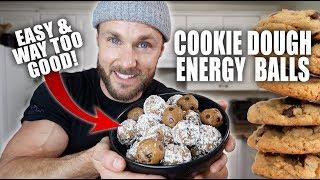 Cookie Dough Energy Balls  EASY VEGAN SNACK RECIPE