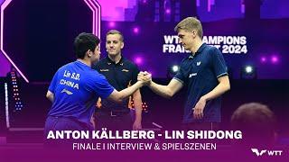 Anton Källberg - Lin Shidong | WTT Champions 2024 Frankfurt - Finale