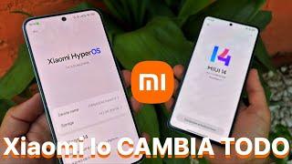 Xiaomi HyperOS Es BRUTAL vs Miui 14  Review en Español