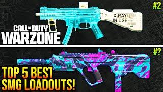 WARZONE: New TOP 5 BEST SMG META LOADOUTS After Update! (WARZONE Best Setups)