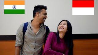 Long distance relationship || couples meeting for the first time || India - Indonesia