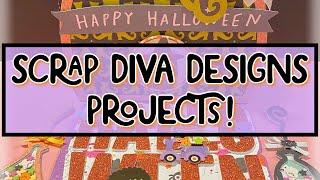 NEW Halloween projects with Scrap Diva Designs dies ~ September 2024 release