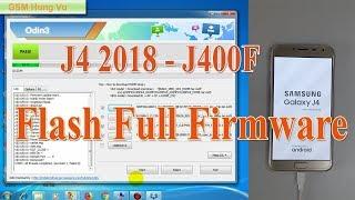 Flash Firmware J400F - Samsung J4 2018 8 0 by Odin 3.13.1.