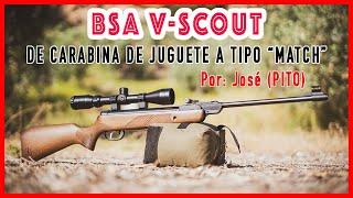 Pasamos una carabina para niños a "tipo match". BSA V-SCOUT