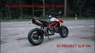 DUCATI HYPERMOTARD 950 SP 2024 | SC PROJECT SLIP-ON | EXHAUST SOUND