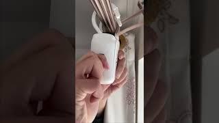 easy smart device for curtains #brilliant #ideas #easy