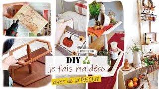 S5| je fais ma déco avec de la récup 》 DIY UPCYCLING bois encombrants tissu.. & ambiance d'automne