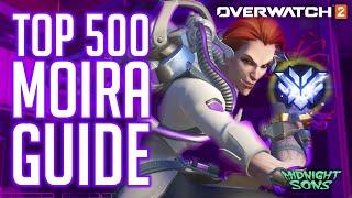 The Easiest Hero to Climb With! | Top 500 Moira Overwatch 2 Practical Gameplay Guide