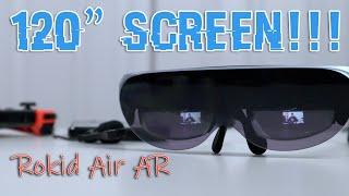 Rokid Air Glasses+ Rokid Hub - Portable 120-Inch Monitor For Your PC, Switch, Xbox, or PS5!