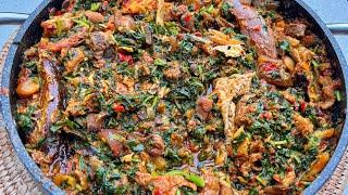 HOW TO MAKE EFO RIRO SOUP | VERY DELICIOUS NIGERIAN SOUP