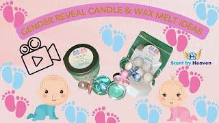 Gender reveal candle Idea & wax melts