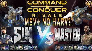 Command & Conquer Rivals - MSV + NO HARV -  Master vs SiNKiLLeR With Commentary