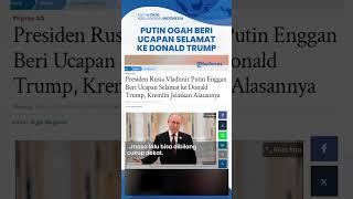 Beda dengan Prabowo, Presiden Rusia Vladimir Putin Ogah Beri Selamat Donald Trump Menang Pilpres AS