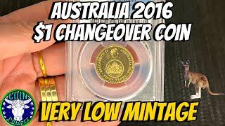 Australia 2016 Graded  $1 Changeover Coin