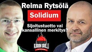 Onko Solidium korppikotkankarkotin vai myyntiyhtiö, Reima Rytsölä?