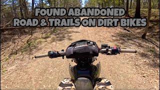 Dirt Bikes Explore Abandoned Road & Trails!