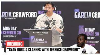 "Heated Words! Ryan Garcia and Terence Crawford Face Off in Fiery Press Confrontation!"