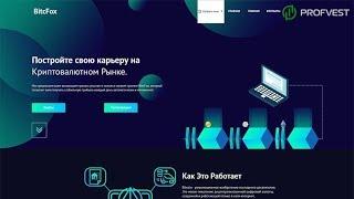 BitcFox: обзор и отзывы от PROFVEST.COM (Наш вклад 300$)