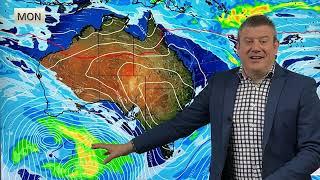 Aussie: Rain returns to southern states! Sun returns to north.