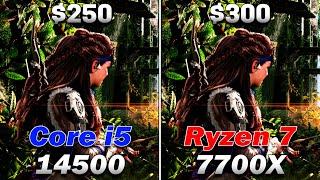Core i5 14500 vs Ryzen 7 7700X | PC Gameplay Tested