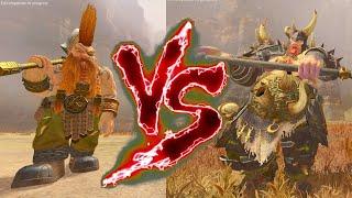 Gotrek VS Tamurkhan the Maggot Lord. Total War Warhammer 3