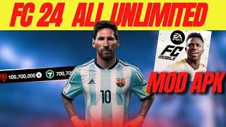 FC 24 mod Apk unlimited money fc mobile hack FIFA mod menu unlimited money 2024 fc mobile 24