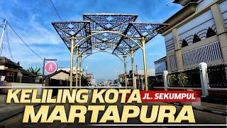 Keliling Kota Martapura Kab  Banjar, Sepanjang Jalan Sekumpul Sampai Sekumpul Ujung, Rapi Dan Bersih